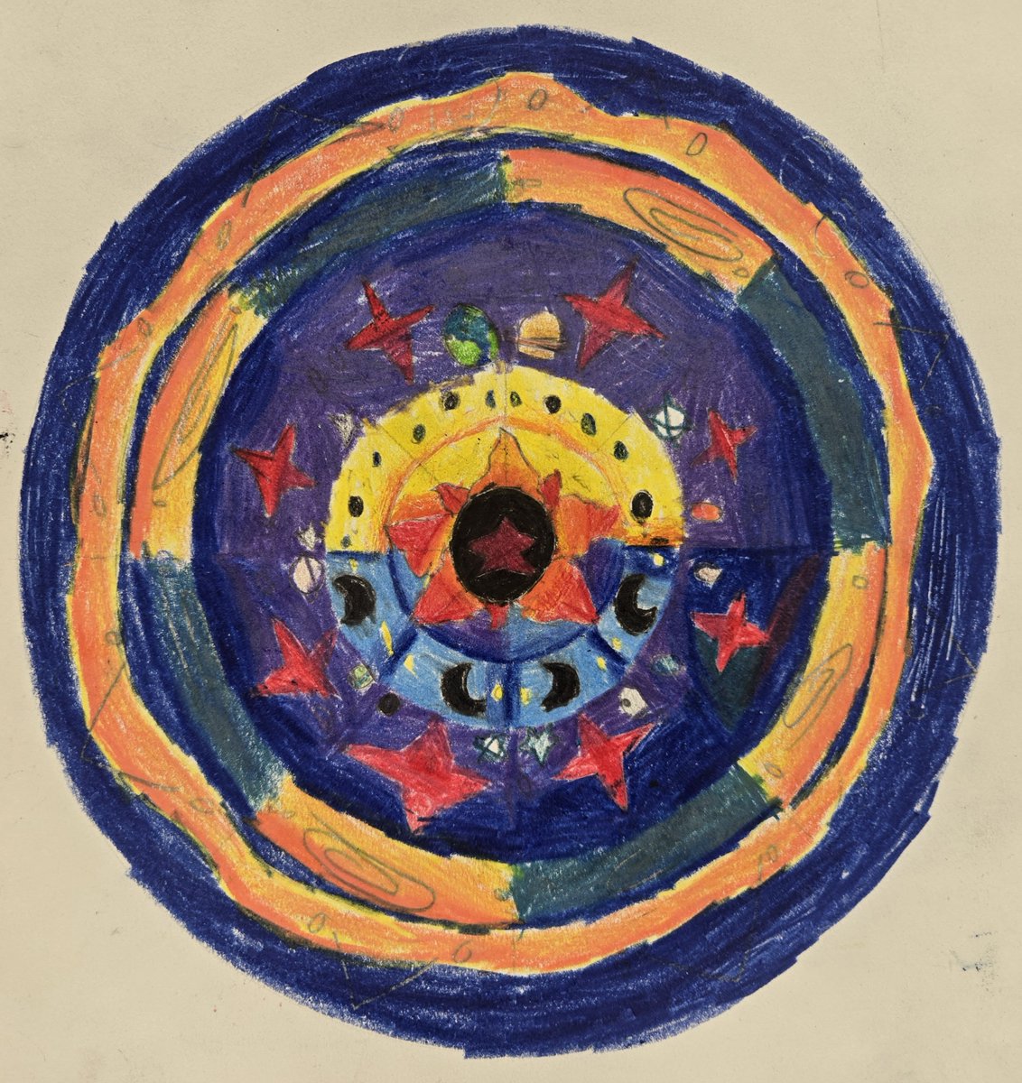 5th grade art students applied their knowledge of pattern, radial balance, and color schemes to create these beautiful Mandala artworks.
<a href="/BearBranchInt/">Bear Branch Intermediate</a>
<a href="/FineArtsMISD/">Magnoliafinearts</a>