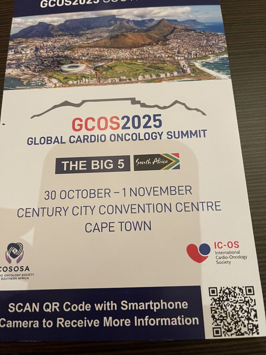 Coming home after a great meeting in Cardio-Onc in Minneapolis! Started with patient’s perspectives to AI! Looking forward to GCOS 2025 in Cape Town!