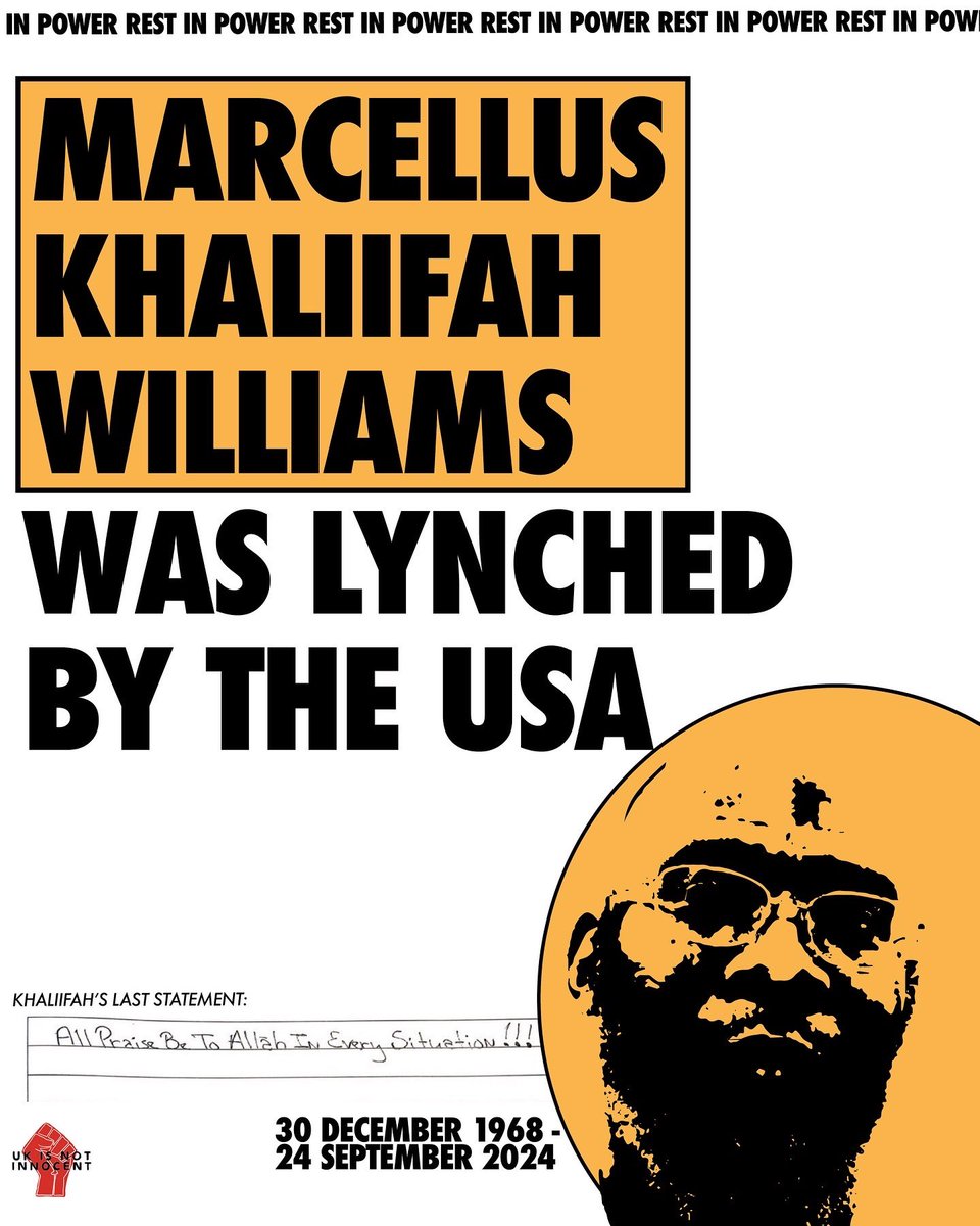 Rest in power, Khaliifah Williams.

May the US empire’s racist violence end, from lynchings at home to genocide in Palestine.