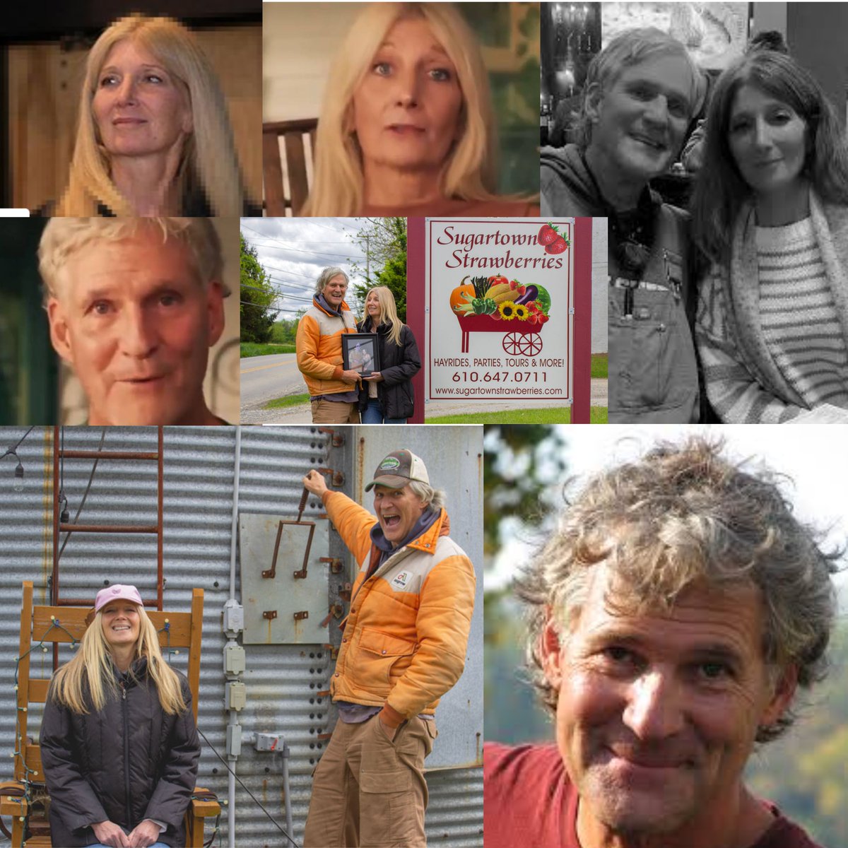 Badhombre's tweet image. The Harris-Walz campaign is running an ad in Pennsylvania claiming to depict two ordinary Pennsylvanians who are former Trump supporters and lifelong Republicans turned off by January 6th and Charlotesville, and now voting for Kamala Harris. 

After doing some research I found