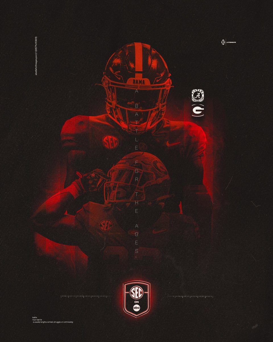 rclcreative's tweet photo. abattlefortheages.psd // 💻🎨

#smsports #graphicdesign #sportsdesign #alabamavsgeorgia #rolltide #godawgs #collegefootball https://t.co/ZzuTPtcU3i