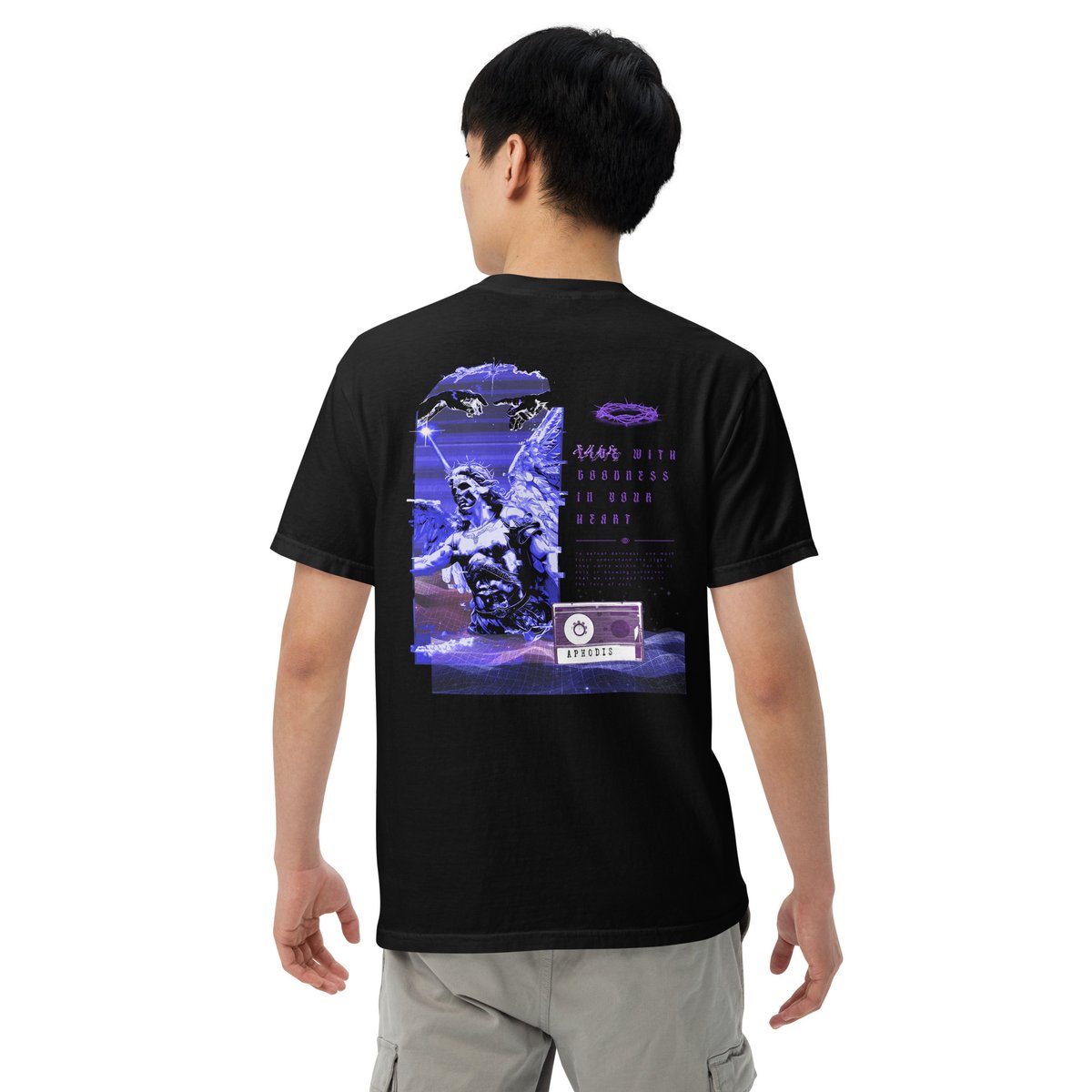 Aphodis's tweet photo. ✨ Archangel Michael: Defender of Light ✨ graphic tee dark fantasy vintage design https://t.co/WPRXqpVuuw