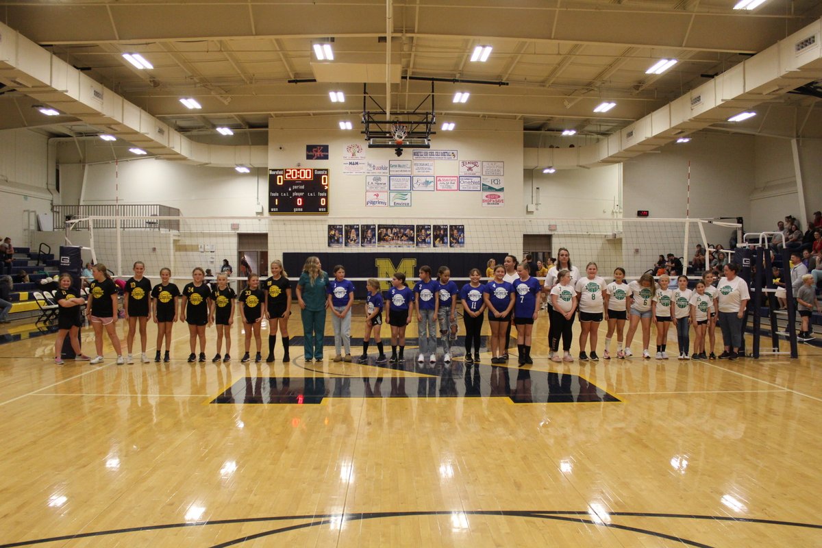 jacketscougars's tweet photo. Moorefield Volleyball Youth Night 🐝🏐💙💛 ⁦@MFLD_Athletics⁩ ⁦@HappYgoNappY⁩ https://t.co/LZRSPctSIp