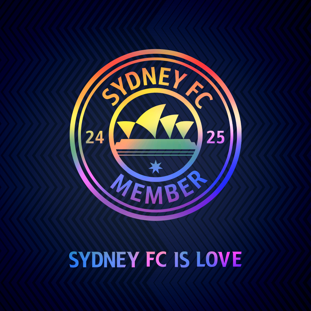 We are proud to announce the first ever A-Leagues Pride Supporter Membership open to existing and new Sydney FC and community members interested in coming to football 🏳️‍🌈

You get
👉 $40 Member Credit in the Member Store
👉 Free Entry to our Pride Event
👉 Sydney FC Pride Pin
👉