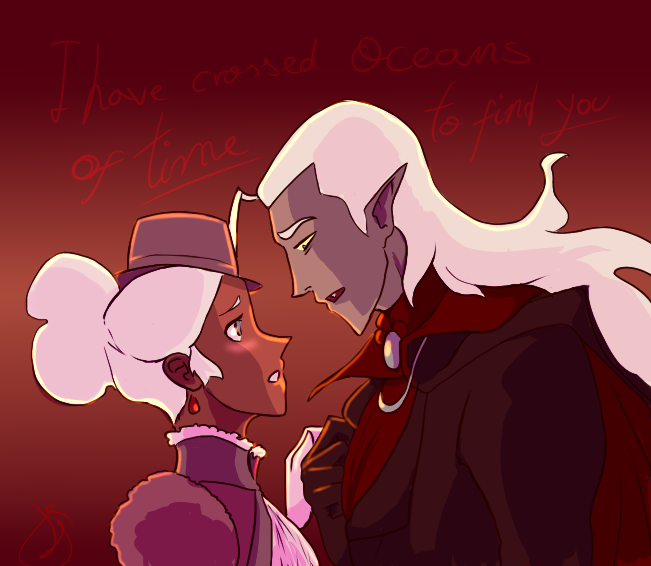 phantomlover5xd's tweet photo. DRACULA AU
It was this, or the Phantom of the Opera. And, honestly, #Lotor is the son of a quintessence vampire.
#voltron #princessallura #loturaweek2024 https://t.co/aaiI7BexW3