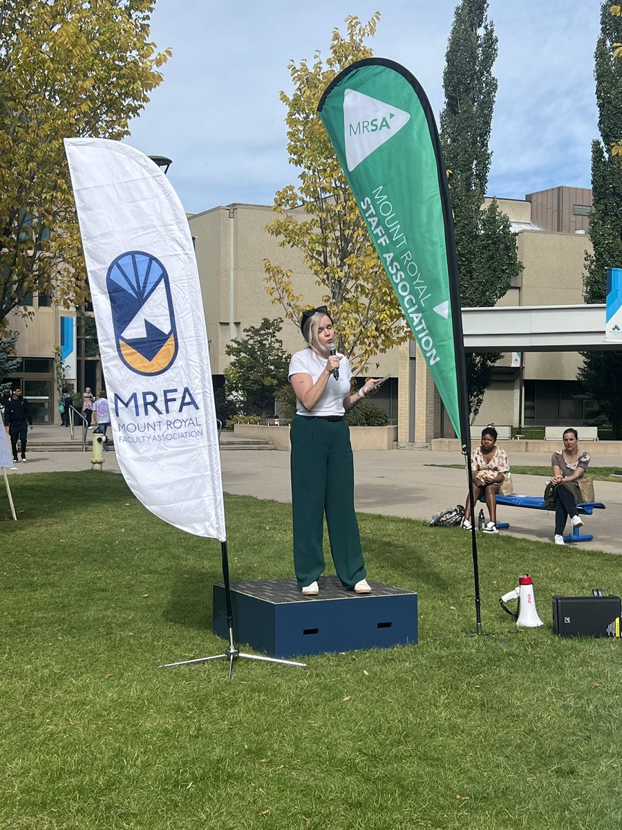 JMPratt1's tweet photo. Always a great day for a rally with the @MRUFaculty. #solidarity @TheAASUA @cafaab @ULFAssociation @AUFacultyAssoc and many more! https://t.co/ubKvBsBhj3