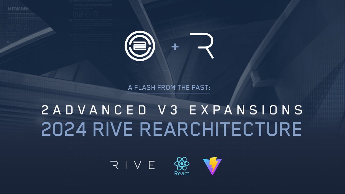 How about a nostalgic trip down interactive lane?  2Advanced V3 is officially reborn! Challenged to recreate our iconic 2001 Expansions Flash site in 2024 Tech, we are pleased to present a full @Rive_App and React JS rebuild. 2advanced.com #interactive #2a #rive_app
