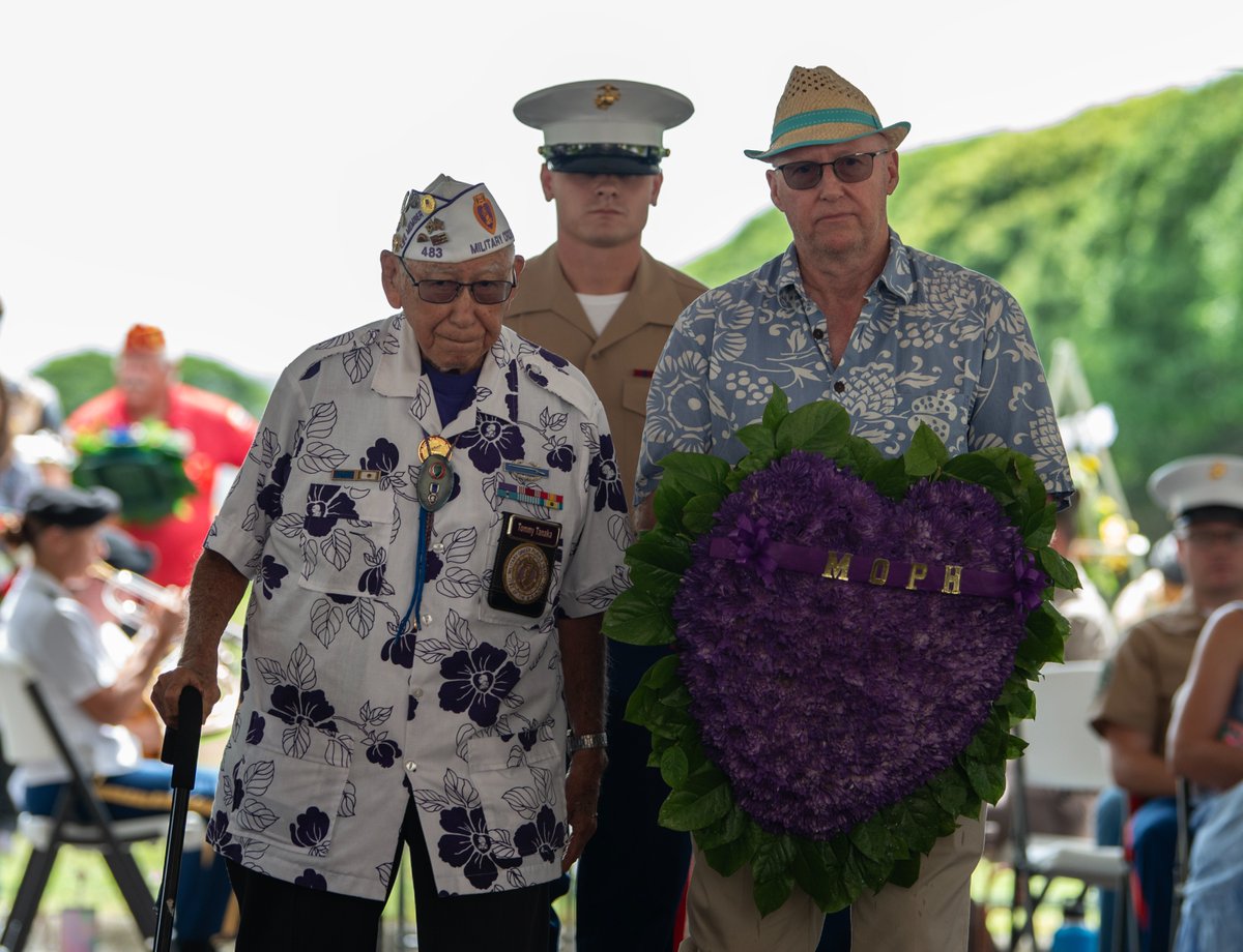 JointBasePHH's tweet image. #DPAA 2024 National POW/MIA Recognition Day Ceremony, Punchbowl, Sept. 20, 2024.
more 📷's 👉acebook.com/JBPHH

DPAA's mission to search for the missing, fulfilling the nation's promise to leave no service member behind.  👉dpaa.mil

#POWMIA #neverforget