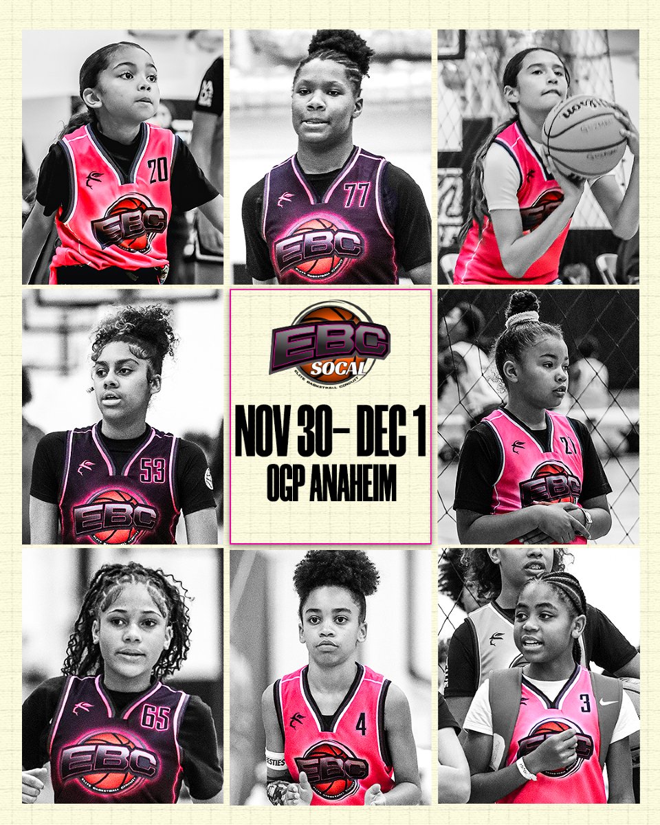 EBC_Camps's tweet image. Lock it in for another year. #EBCSoCal Girls are BACK this November 30 - December 1st in our Anaheim location. Limited spots‼️ Don't miss out, sign up today. 🏀