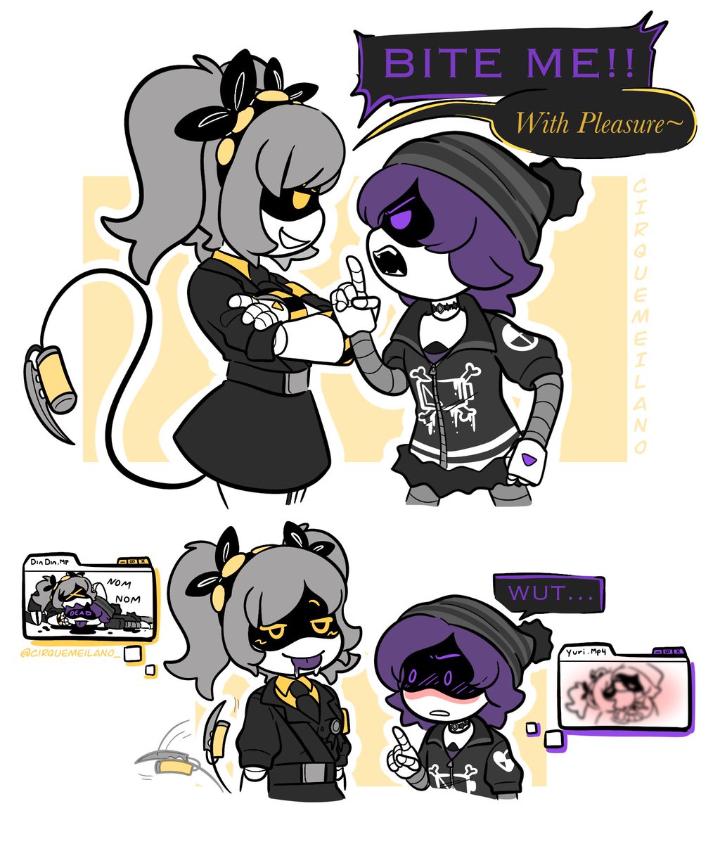 CirqueMeilano_'s tweet photo. Some Juzi for my dear friend (@/pydrasplatling you NERD/aff)

// #murderdrones #juzi // https://t.co/xQKT7yFcn3