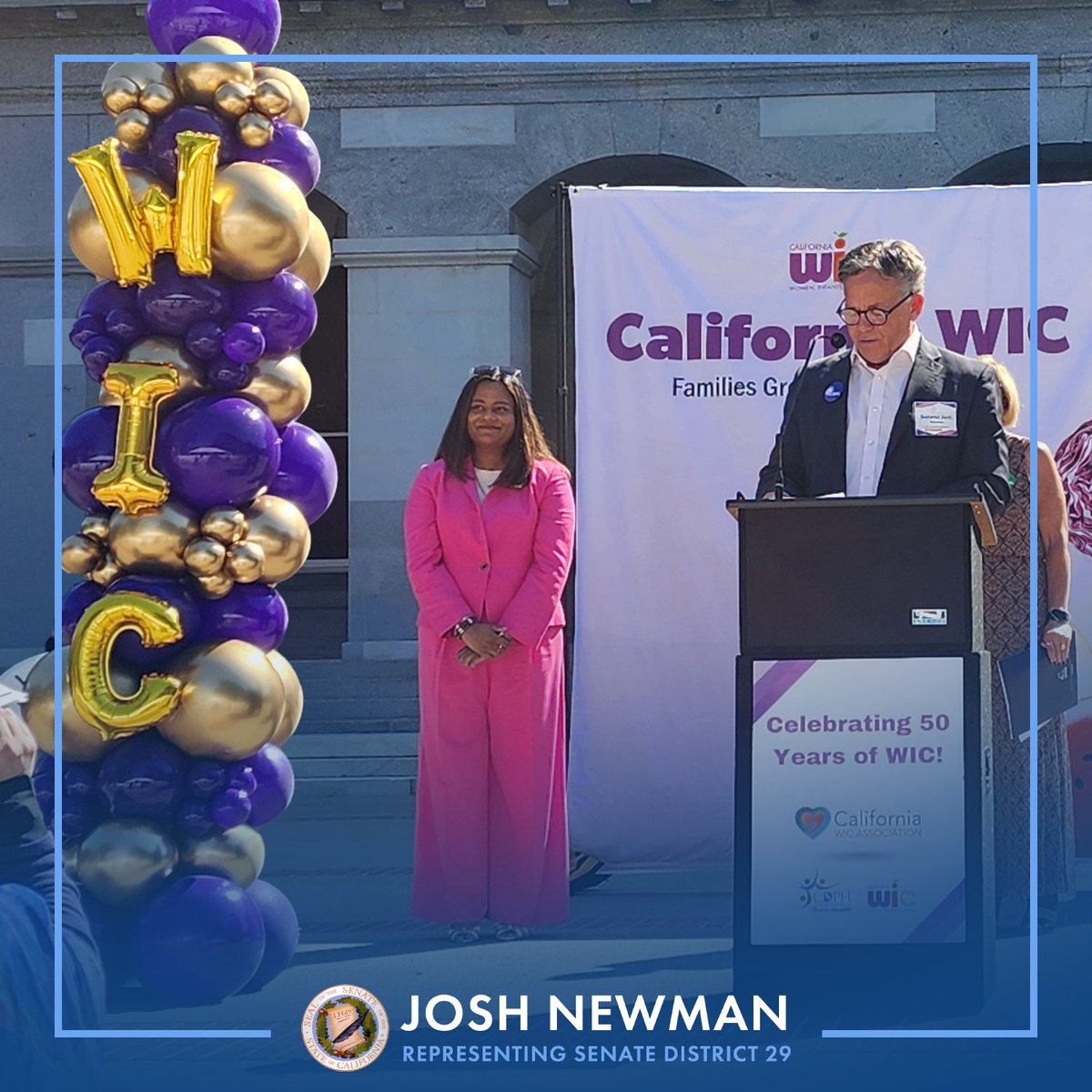 Senator Josh Newman tweet media