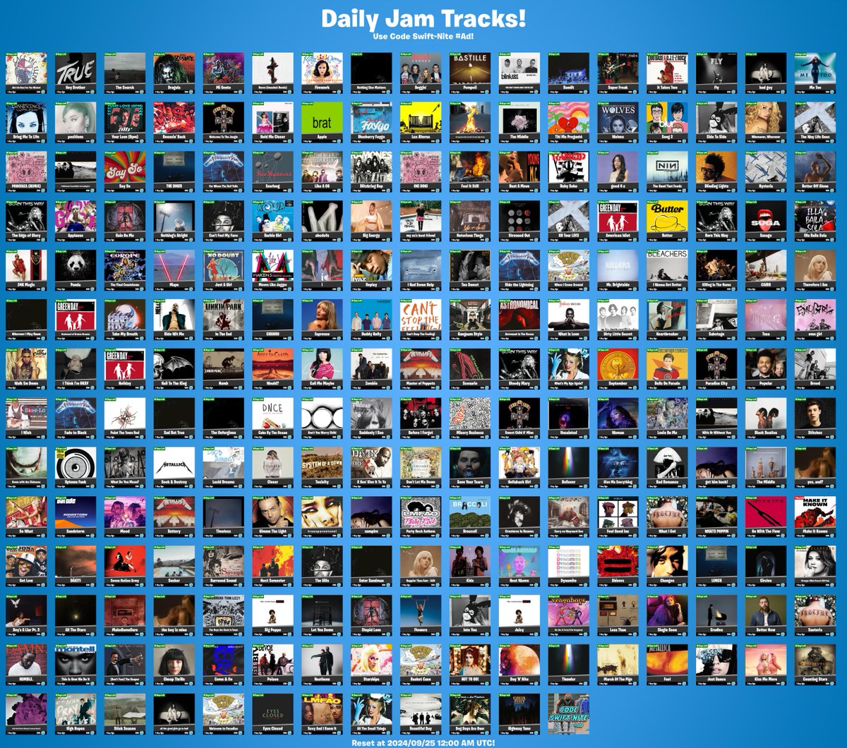 FNBR_Itemshop's tweet photo. Item Shop Update for 2024/09/25!

🔥 or 🗑

Consider using code 'Swift-Nite' if you are buying anything today! #EpicPartner https://t.co/CEXDZ7LJjH