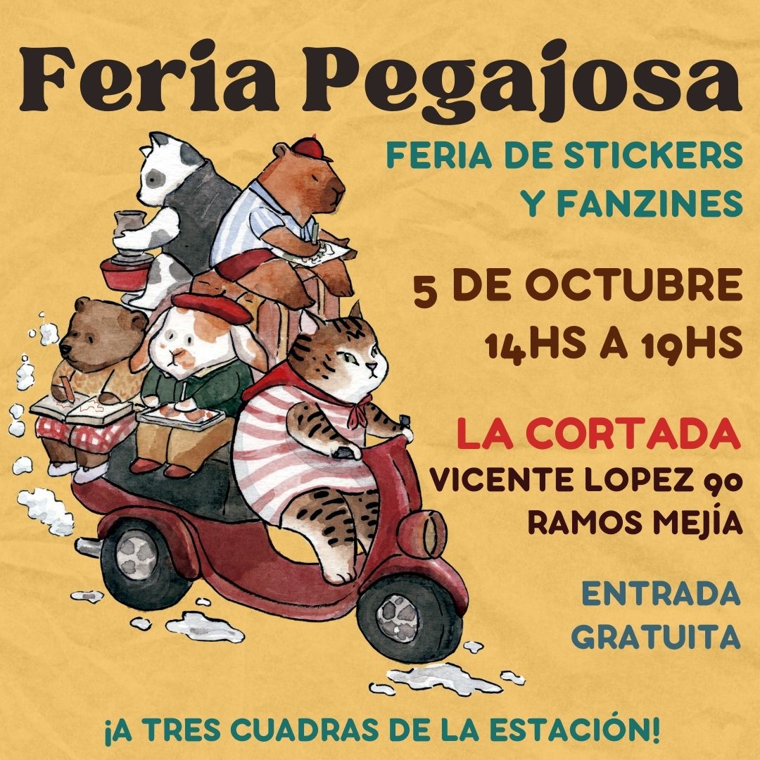 El sábado 5 de octubre tenemos feria en Ramos y <a href="/ladydepunio/">Lady De puño</a> nos hizo la ilus más linda del mundo para el flyer 🥰

Es la primera vez que organizamos una feria fuera de capital, nos ayudan a difundir? 🙏