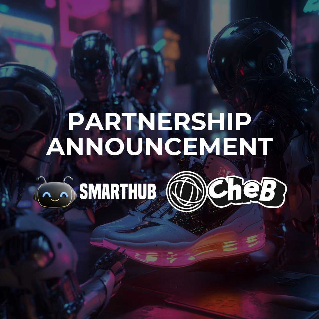 🤝 We’ve teamed up with an amazing partner, @Cheb_LLC!

The Cheb team now has full access to our AI tools to elevate their social media content creation.

Stay tuned for an upcoming AMA! 📅

#SmartHub #Partnership #AI #ExcitingTimes