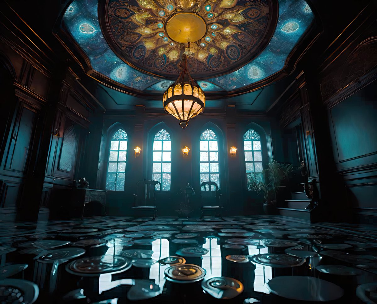 xalieri's tweet photo. Houses of Night and Day, set 4. 2 of 3
#HouseofNight #InteriorDesign #LightingIssues #LessThan #CozyComfort #IComeHereForTheAmbience #WeirdArt #PsychologicalLandscape #ImSureItMustMeanSomething
#DarkArts #DigitalArt #AIAssistedArt #AIArt #WomboDream #StableDiffusion https://t.co/Du8Y1TAtww