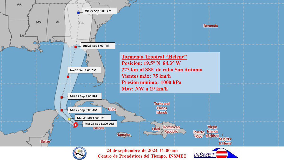 Alertamos a nuestro pueblo sobre el pronóstico de intensas lluvias en el occidente y centro del país. Hemos indicado a todas las autoridades tomar las medidas necesarias para proteger vidas y recursos materiales. Estamos permanentemente al tanto. Mucha prudencia en estas horas.