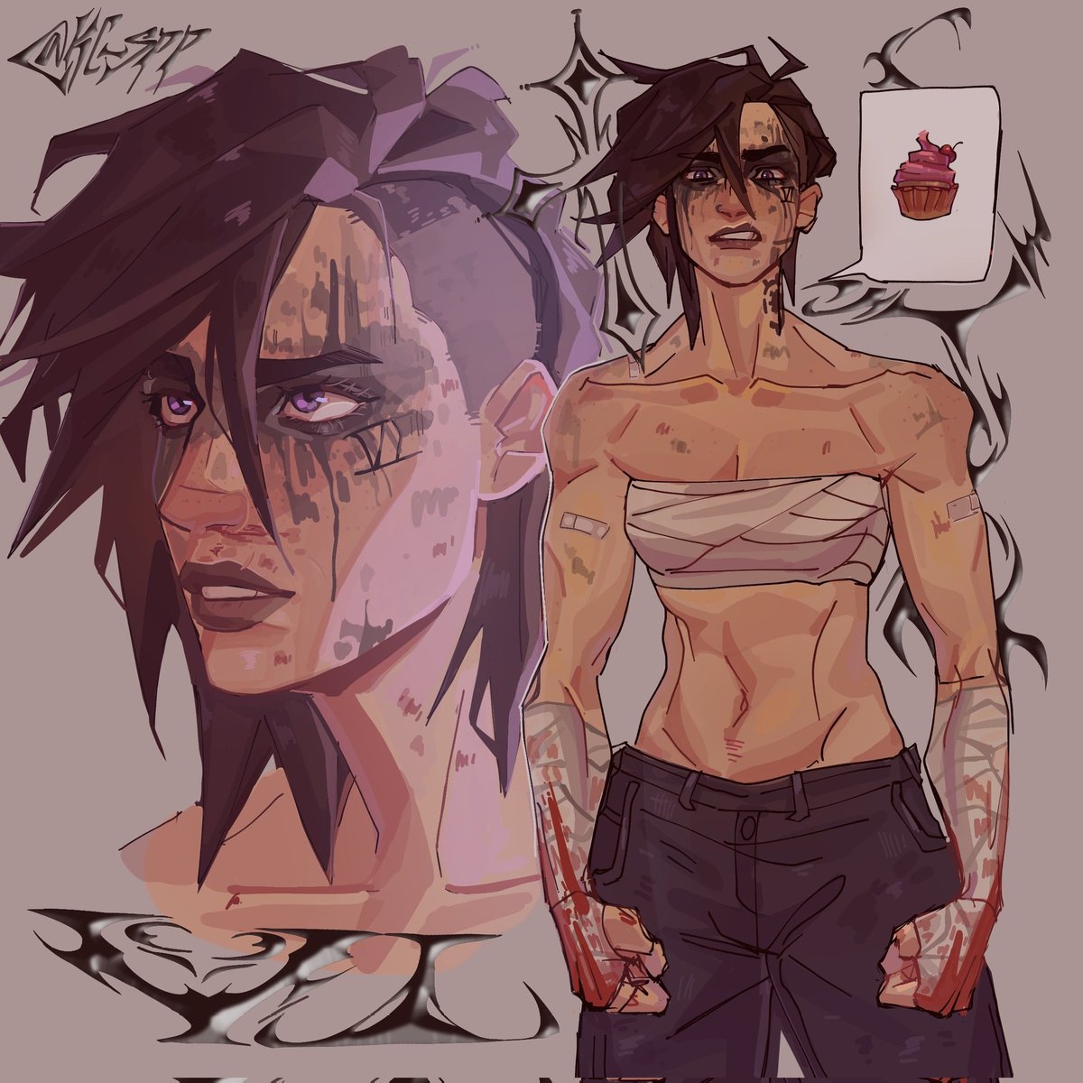 kl_spp's tweet photo. Lesbian situationship gone bad #arcane #arcaneseason2 #arcanefanart https://t.co/65sYztdmEL