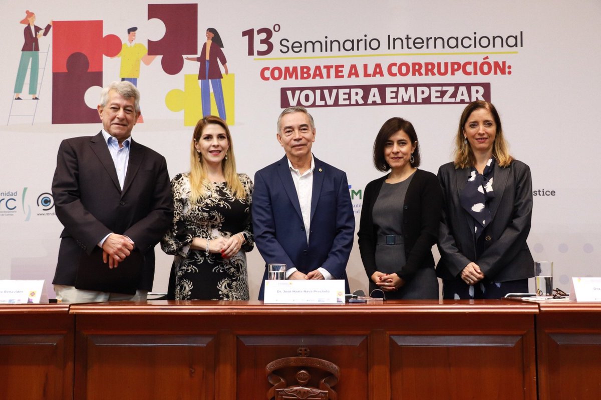olinavarr's tweet photo. Inauguramos el 13º Seminario Internacional Combate a la corrupción: volver a empezar, organizado por @CUCEA_OFICIAL #IIRCCC @TheWJP_mx @ITEIJal @INAImexico Un honor ser co-convocante de este importante foro, tan necesario frente al debilitamiento institucional que enfrenta México.