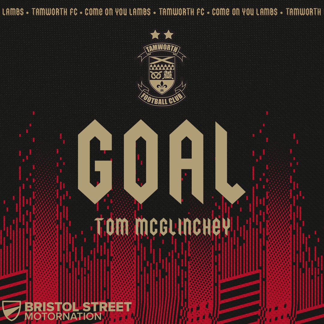 tamworthfc's tweet photo. 48’ | #FYLTAM ⚪️ 0-1 🔴
GOALLLLLLLLLL!
#COYL 🐑⚽️ | #nationalleague • #tamworthfc • #lambs • #bristolstreetmotors https://t.co/1psLLdZejG