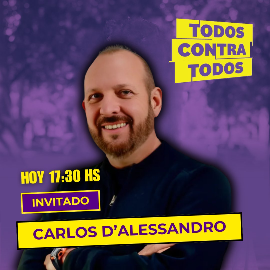 ahora_play's tweet image. 🎙 Hoy en #TodosContraTodos @agustinagiron recibá al diputado nacional de San Luis por la @LLibertadAvanza, @_cdalessandro 🫱🏻‍🫲🏼

Sumate a la charla por #AhoraPlay 👇🏼
youtube.com/live/pyec7XYUn…