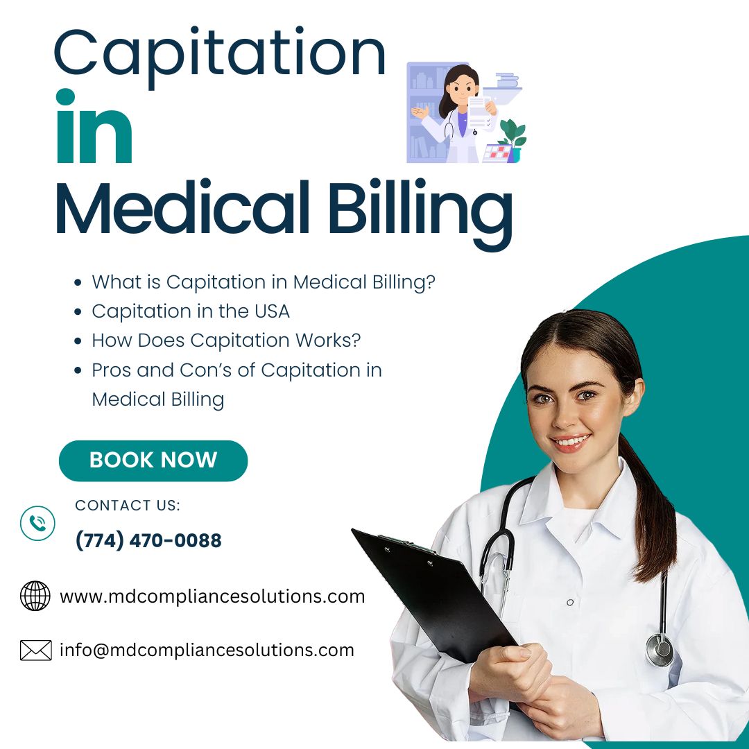 SolutionsMd's tweet photo. Capitation in medical billing can be effectiveness is determined by a  number of elements, including the contract’s precise provisions, the  provider’s risk management capabilities, and the overall health of the  patient population. #RIPsteve #neto #chelsea #sabrina #healthcare https://t.co/R54ckvCVry