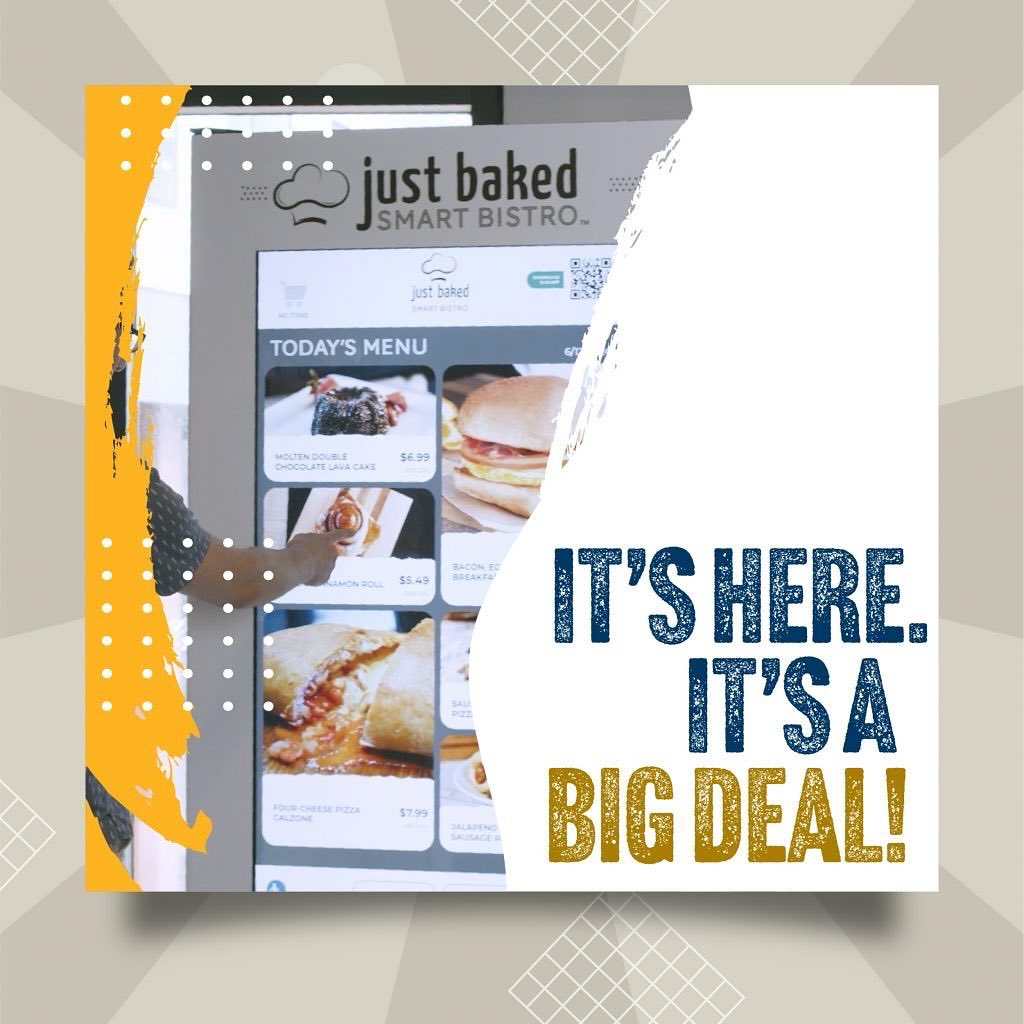 battendining's tweet photo. 🎉 Introducing the newest addition to our campus: The Just Baked Hot Food Kiosk! Come taste the goodness in the lobby just outside of Boyd Dining Center! 🍩🍕This lobby area is now accessible 24 hours a day via the entrance to Brock Commons. Please enjoy! https://t.co/Bfb1zAcPFa