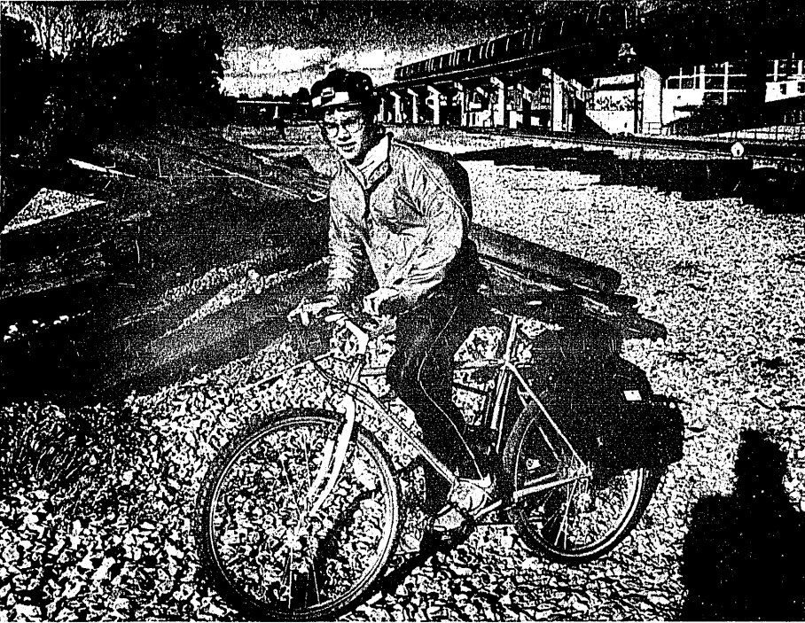 DCBikeHistory1's tweet photo. On this day in 1989 - WABA member and land-use planner Patrick Hare (not pictured) wrote a letter to the editor of the Washington Post supporting the construction of a rail trail on the rail bed of the Brookland sidings and freight yards that had recently been torn up. https://t.co/VGY7IfG36V