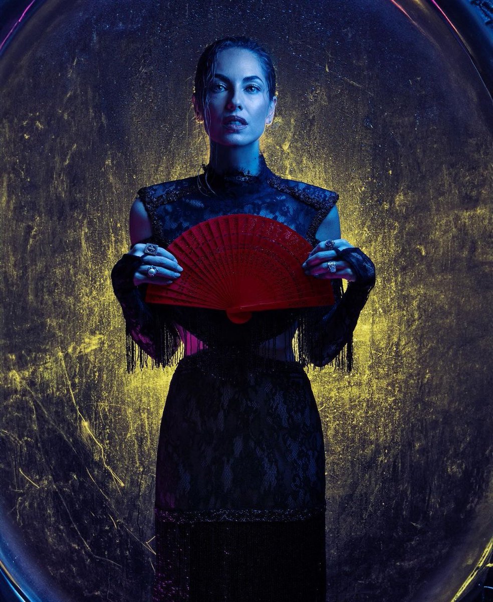 #StarPower with <a href="/delamori/">Barbara Mori</a> wearing our stunning Sabrina dress from the Nossis Collection at <a href="/hauntedmag/">Haunted Mag</a>