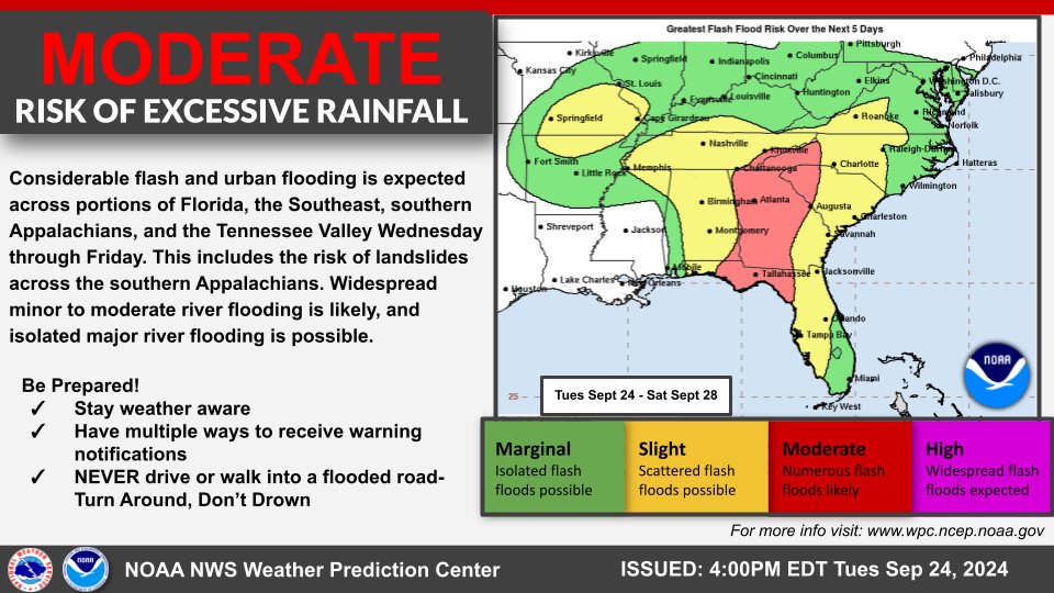 NWS Weather Prediction Center tweet media