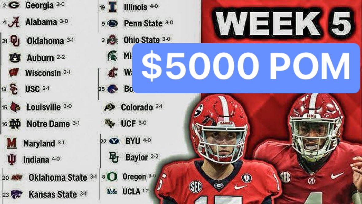 CentralCapper's tweet photo. My BIGGEST play of the year this weekend

➡️1000 likes/retweets and it’s yours

$5000 POM https://t.co/BHuPZUHkP3
