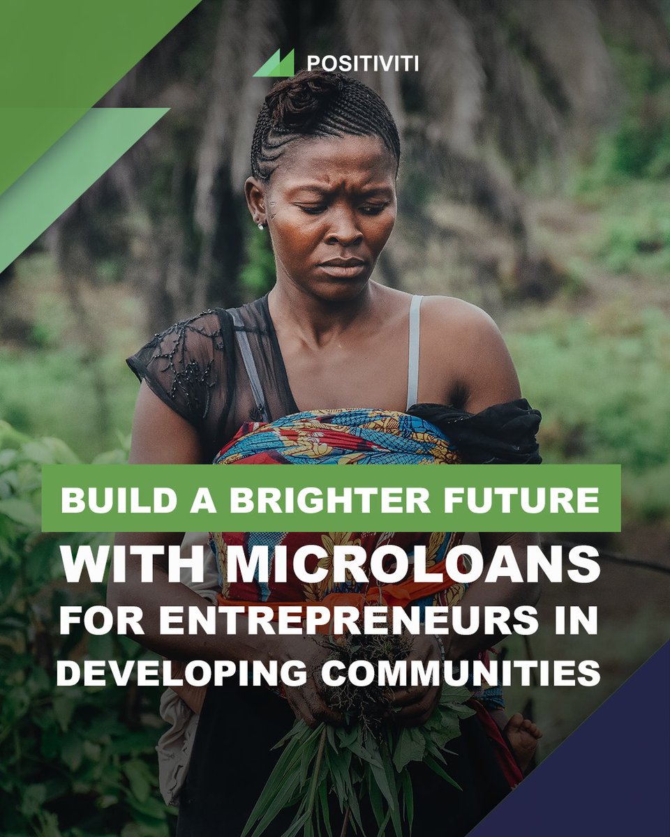positiviti_inc's tweet image. ✨💰 Become a #microlender today and #empowerentrepreneurs in #developingcommunities to turn dreams into reality. Your support makes a #positiveimpact!
Micro Lending That Makes A Difference.

 👉 positivitilending.com

#supportlocal #financialinclusion #changelives