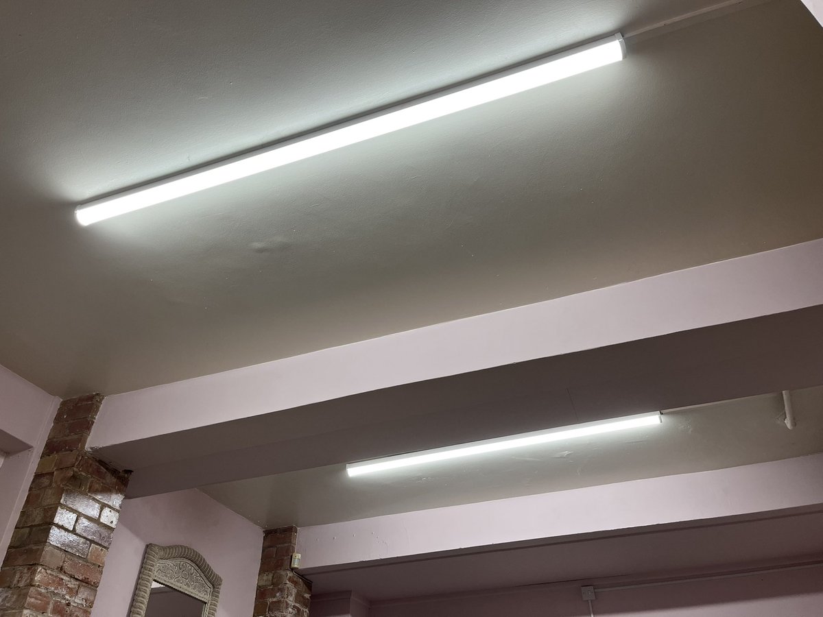 Upgraded the lights in the shop and craft room for knit Nottingham. Makings it comfortable to browse and choose the correct colours. Without having to go outside to check.  #AnsellLighting #electrician #nottingham #knitnottingham #niceic #Beeston