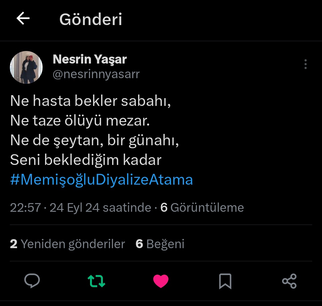 Bu bekleyişler son bulacacak mi
#MemişoğluDiyalizeAtama