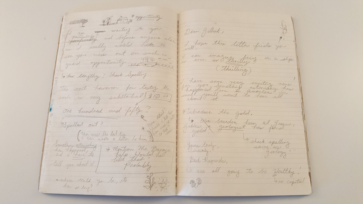 JaneAnne_E's tweet photo. @lexfangirls That one is a gem too! You're so lucky to have it!
Look at all the drafts she made before writing the final version ;) https://t.co/GROSBuDn45
