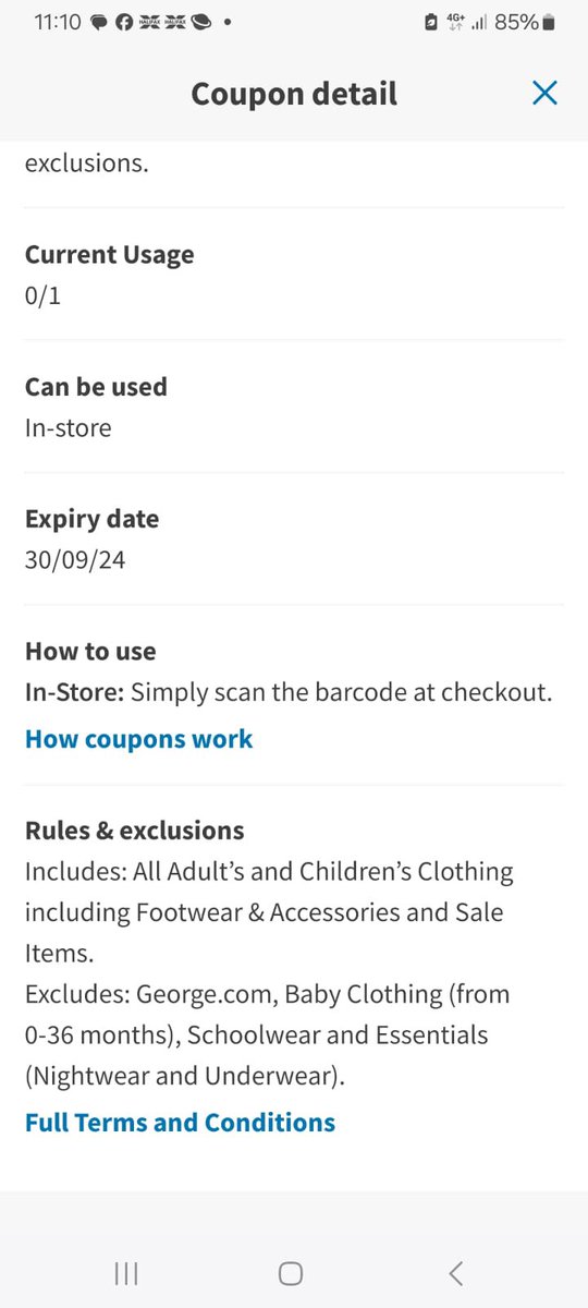 Stravis2019's tweet photo. @asda please tell me why I had £10 off adult and children’s clothing only to be discriminated against as my child is between 0-36 months so was unable to use the voucher? Surely that age range is when parents need all the money off’s they can get with how shit maternity pay is 😡 https://t.co/9baSc9fyNI