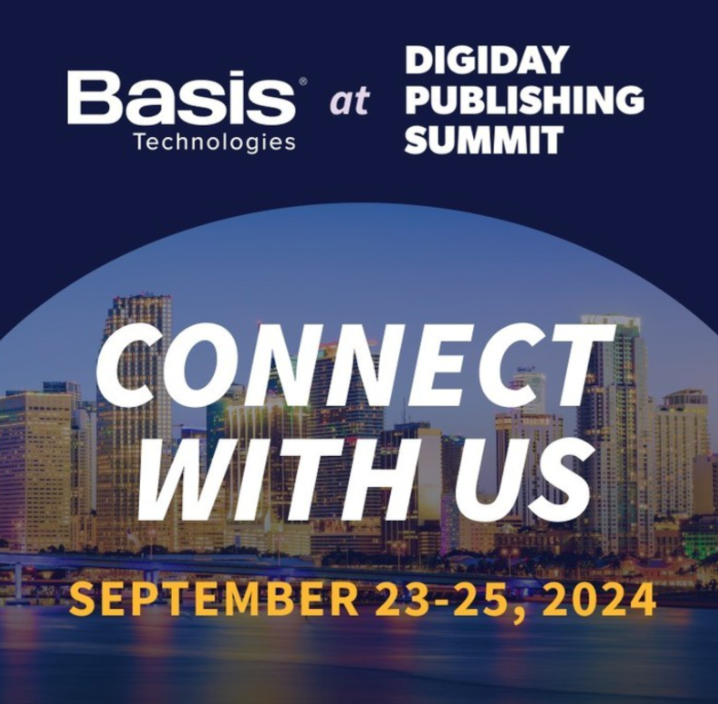 This week Basis is in Miami for the Digiday Publishing Summit! If you’ll be off to Miami this week, make sure you connect with <a href="/basisglobaltech/">Basis</a>! bit.ly/3MMyK5M

#Miami #Publishers #AdIndustry