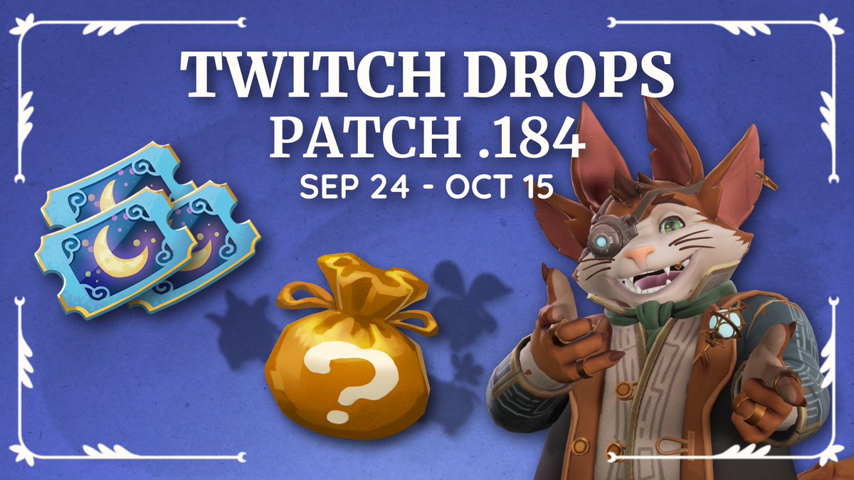 Palia Twitch drops are back for the Autumn Awakening update! 🍂

Watch your favourite streamers to earn: 

- 200 Maji Market Tickets
- 500 Maji Market Tickets
- 1,000 Maji Market Tickets

More: palia.com/news/184-twitc…
