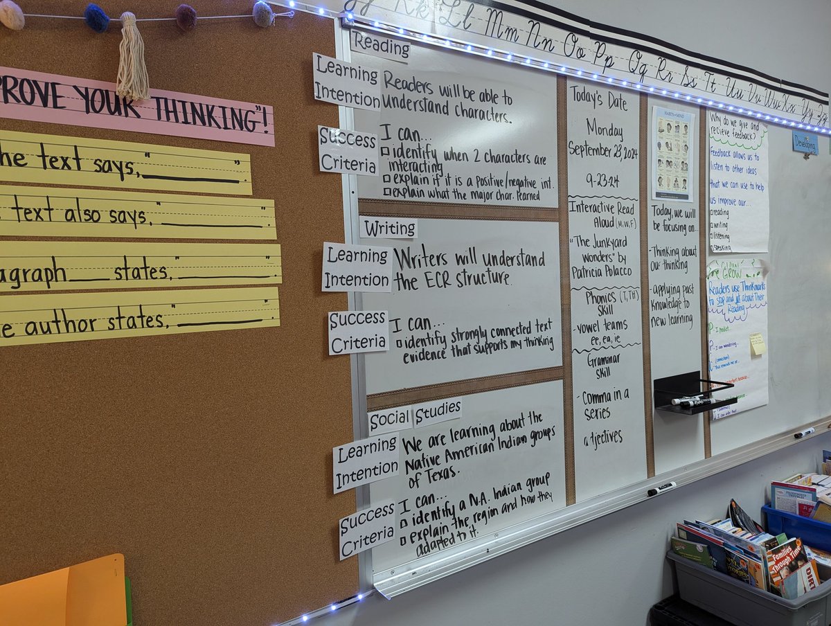 PGE_CougarCubs's tweet photo. Students identify strongly collected text evidence to support thinking with the ECR structure. Mrs. Jacobson models learning and Ss are super engaged! #WIG #critcalthinkers #accountabletalk @MrsJacobsonPGE https://t.co/zaCOcC7Pxp