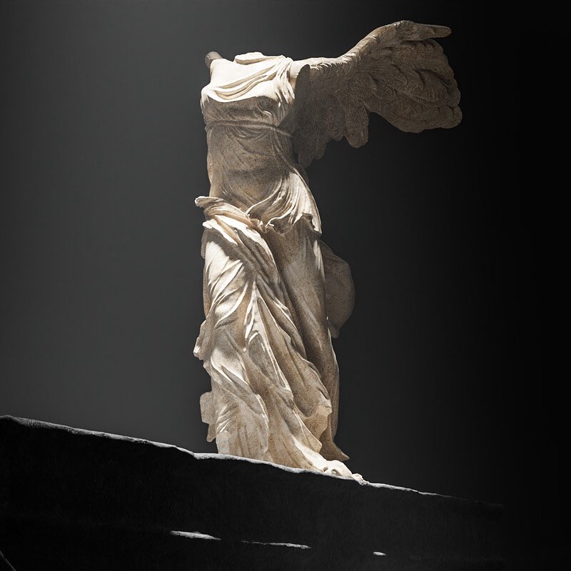 Alekspp's tweet photo. Nike of Samothrace #render #3d #3dsculpting #lighting #cgi #ancientgreece  https://t.co/XJwkm66OCd https://t.co/cQ3ah8d8jW