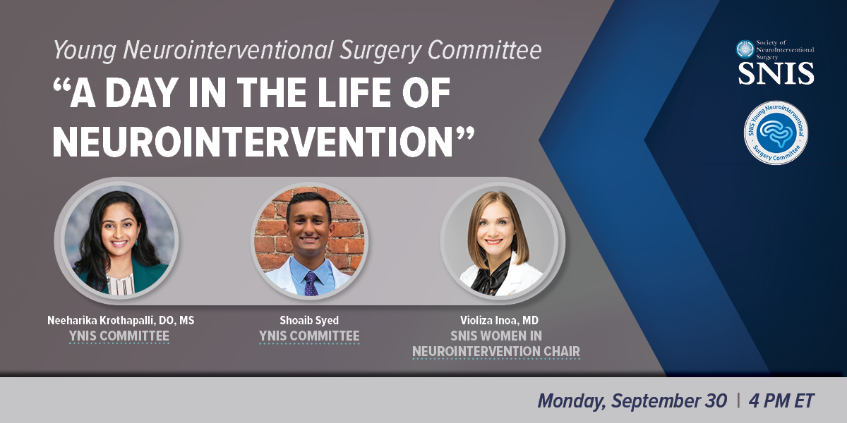 SNIS Info (@snisinfo) on Twitter photo Register for the next <a href="/YNIScommittee/">YNIS Committee</a> webinar "A Day In the Life of Neurointervention" 9/30 at 4 PM ET! Moderators <a href="/nkrothapalli4/">Neeharika Krothapalli</a> and <a href="/shoaibsyed123/">Shoaib Syed</a> will interview <a href="/InoaVioliza/">Violiza Inoa</a> to learn about her experiences & career journey within our field. Register: register.gotowebinar.com/register/85652… Register for the next <a href="/YNIScommittee/">YNIS Committee</a> webinar "A Day In the Life of Neurointervention" 9/30 at 4 PM ET! Moderators <a href="/nkrothapalli4/">Neeharika Krothapalli</a> and <a href="/shoaibsyed123/">Shoaib Syed</a> will interview <a href="/InoaVioliza/">Violiza Inoa</a> to learn about her experiences & career journey within our field. Register: register.gotowebinar.com/register/85652…