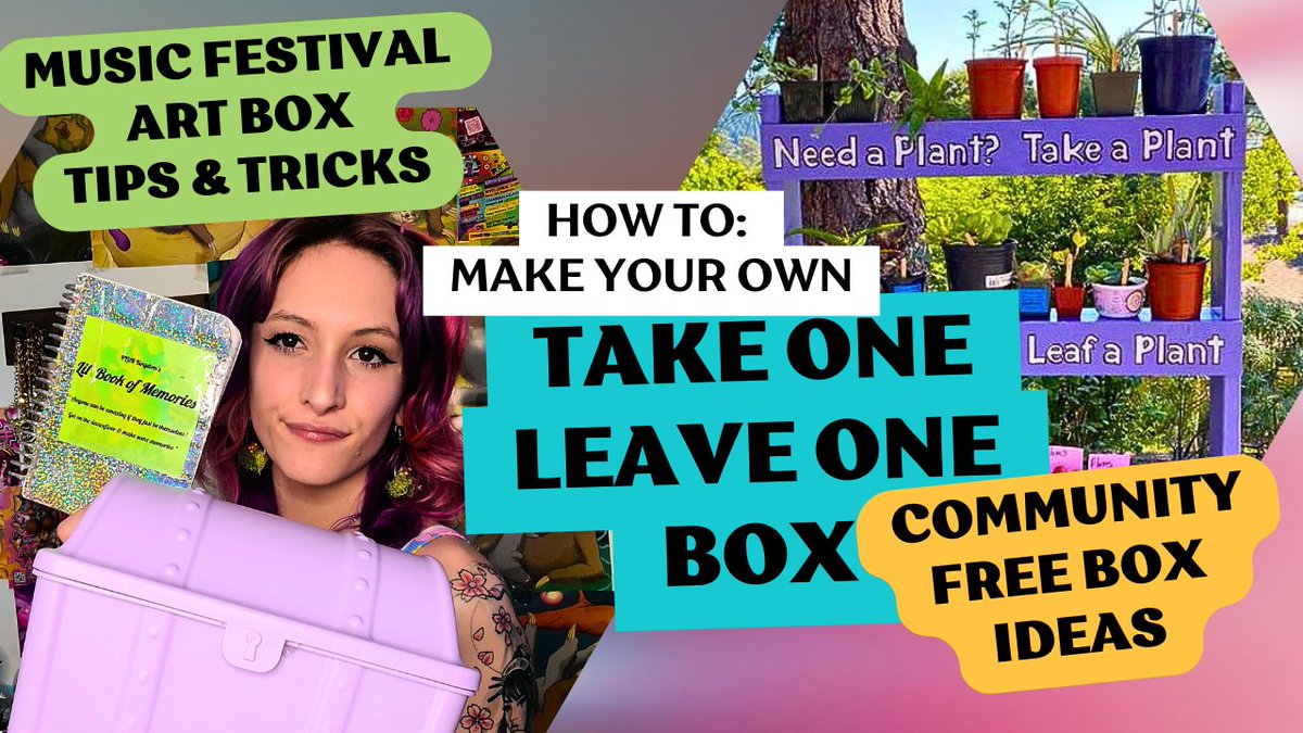 KingZoePLUR's tweet photo. Fun take one leave one &amp; community free box ideas, advice, tips and tricks in my latest upload!!
🎦 https://t.co/c5tAlQTZXP https://t.co/j78DjzFElp