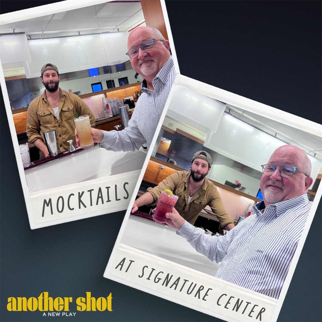 AnotherShotPlay's tweet photo. Don’t worry about being thirsty when you come see #AnotherShot, we’ve been developing signature mocktails with Signature Center! 🦩 

#AnotherShotPlay #offbroadway #newplay #nyctheatre #mocktail #comedy #sober #recovery https://t.co/B7qg96RPiO