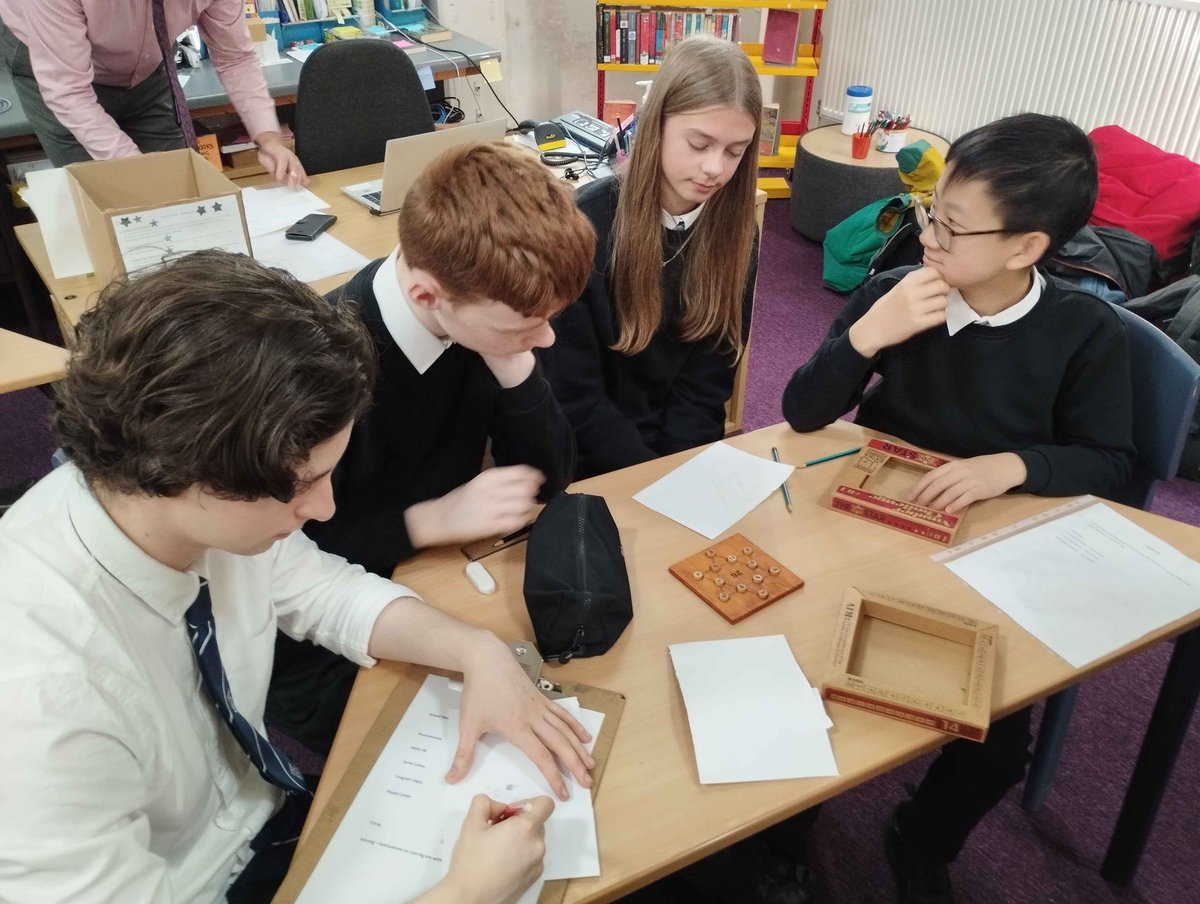 As part of Maths Week Scotland a team of our S3 and S4 pupils attended Gryffe High School for the Enterprising Maths in Scotland competition. 📝A massive well done to the team for representing our school and achieving fourth place against strong competition! 🏅