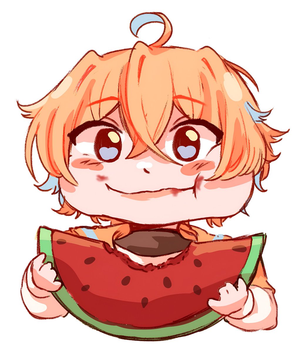 Nam nam sandía 🍉 

Art: <a href="/KinomotoRen/">Ren ⭐OPEN COMMISSIONS⭐</a> ✨