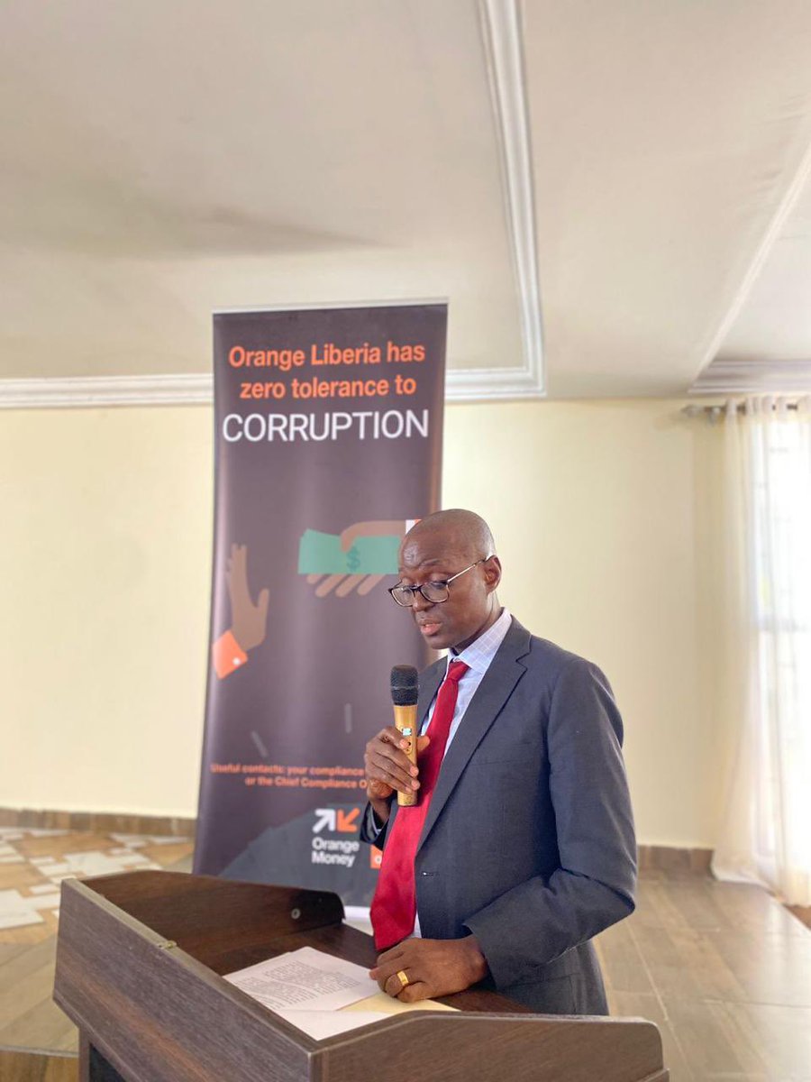 YAOJEANMARIUS's tweet photo. Compliance Day: 'Ethics &amp; Compliance to Secure #OLIB Business &amp; Employees.' Compliance isn’t just regulatory-it's key for business sustainability&amp; staff engagement. Big thx to Cllr. T. Warner, Chairman @Transparency_LI &amp; LACC for their impactful remarks!#EthicsInBusiness #Cental4 https://t.co/yrlTcCDEt0