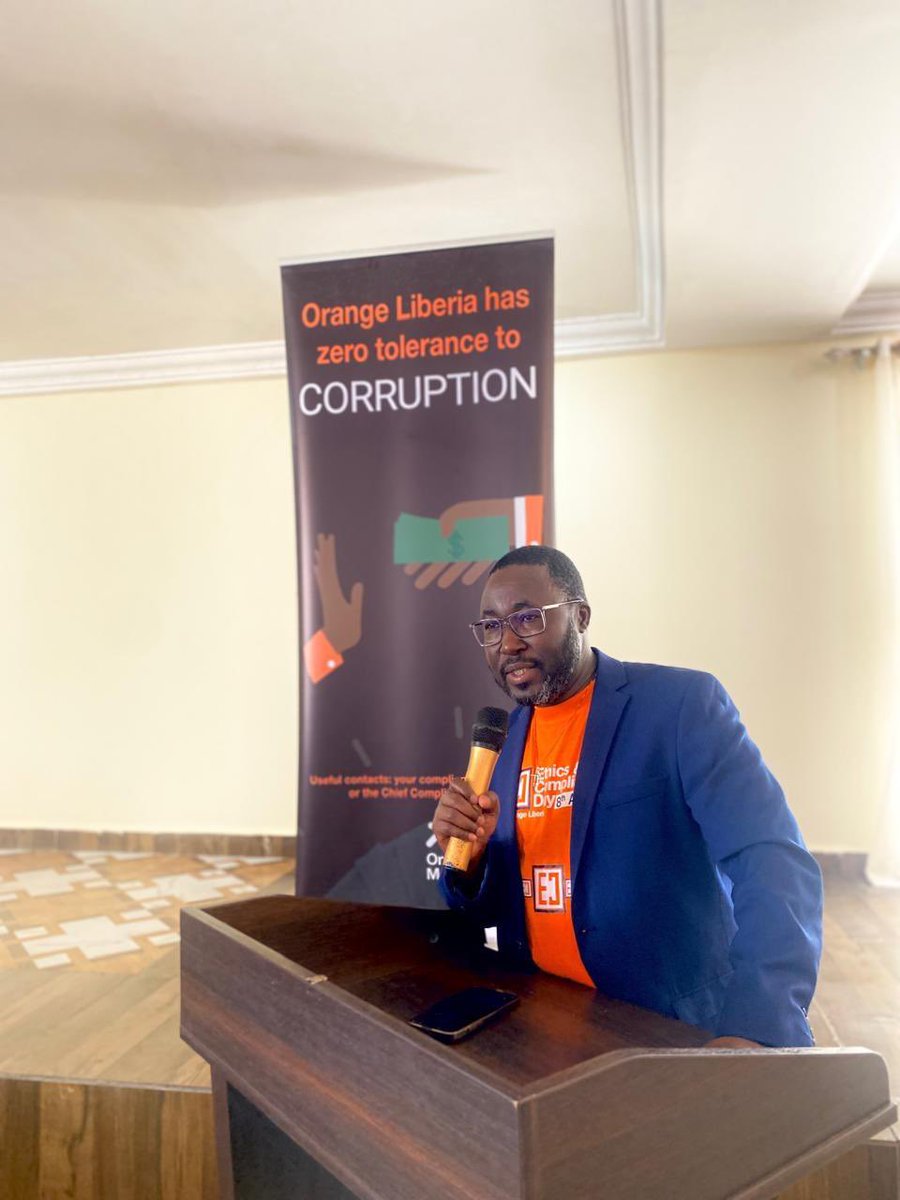 YAOJEANMARIUS's tweet photo. Compliance Day: 'Ethics &amp; Compliance to Secure #OLIB Business &amp; Employees.' Compliance isn’t just regulatory-it's key for business sustainability&amp; staff engagement. Big thx to Cllr. T. Warner, Chairman @Transparency_LI &amp; LACC for their impactful remarks!#EthicsInBusiness #Cental4 https://t.co/yrlTcCDEt0