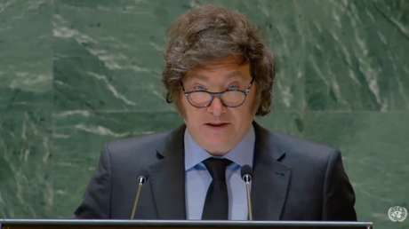 Hace 55 años hablaba en la ONU el psicópata asesino del Che Guevara con su ideología podrida y asesina.

Hoy habla el Javito Milei, destruyendo todo el autoritarismo globalista, y proponiendo libertad para el mundo.

Gran cambio.