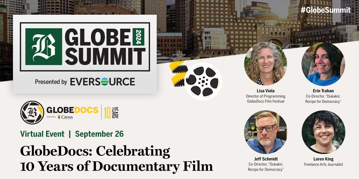 Ahead of this year’s #GlobeDocsFF, October 22-27, @lorenkingwriter talks with festival programmer Lisa Viola and  co-directors of this year’s opening night film about the history of the festival, with a sneak preview of our 10th anniversary lineup. RSVP: trib.al/InoAgVS