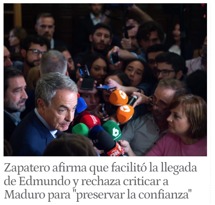 ramonarcusa's tweet photo. Si hay una persona detestable políticamente, ladino (*) y escurridizo, ésta se llama José Luis Rodríguez Zapatero. Con él comenzaron todos los males que aquejan hoy a nuestra joven democracia. Y Sáchez es su alumno aventajado. La pregunta que nos hacemos muchos es ¿qué hemos hecho, qué ha pasado para merecer esto?

(*) ladino, según la RAE:
astuto, taimado, sagaz, hábil, pícaro, bellaco, macuco, artero, pillo, zorro, raposo.