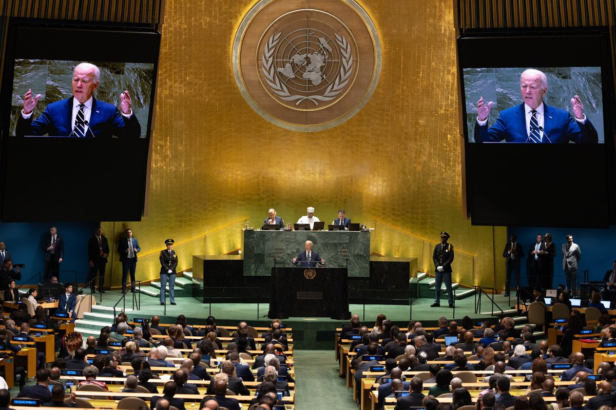 Secretary Antony Blinken (@secblinken) on Twitter photo There will always be forces to pull our countries and world apart. As <a href="/POTUS/">President Donald J. Trump</a> outlined at UNGA today, our task is to make sure the forces holding us together are stronger than those pulling us apart. There is nothing beyond our capacity if we work together. There will always be forces to pull our countries and world apart. As <a href="/POTUS/">President Donald J. Trump</a> outlined at UNGA today, our task is to make sure the forces holding us together are stronger than those pulling us apart. There is nothing beyond our capacity if we work together.
